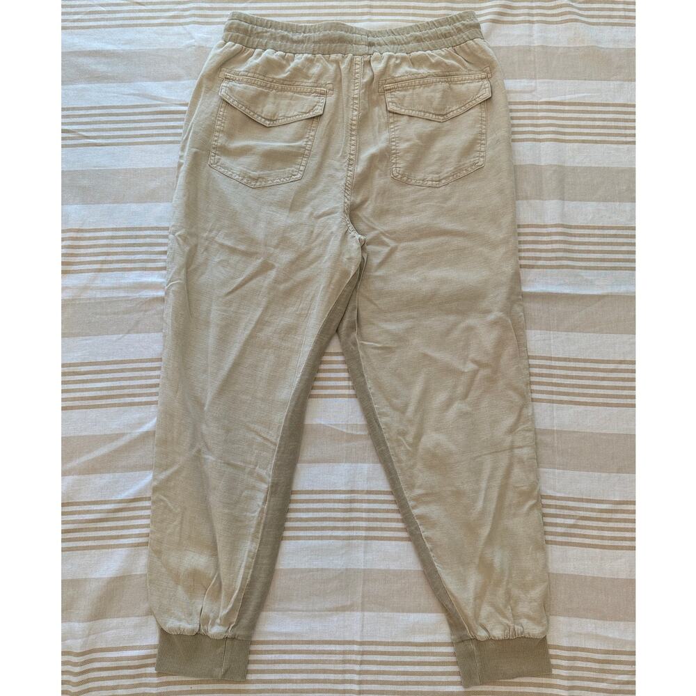 Splendid NWT ($158) | Lakeside linen blend jogger pants in fawn beige | large - Picture 6 of 6